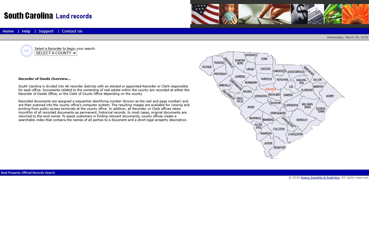 Abbeville County land records and real estate documents online